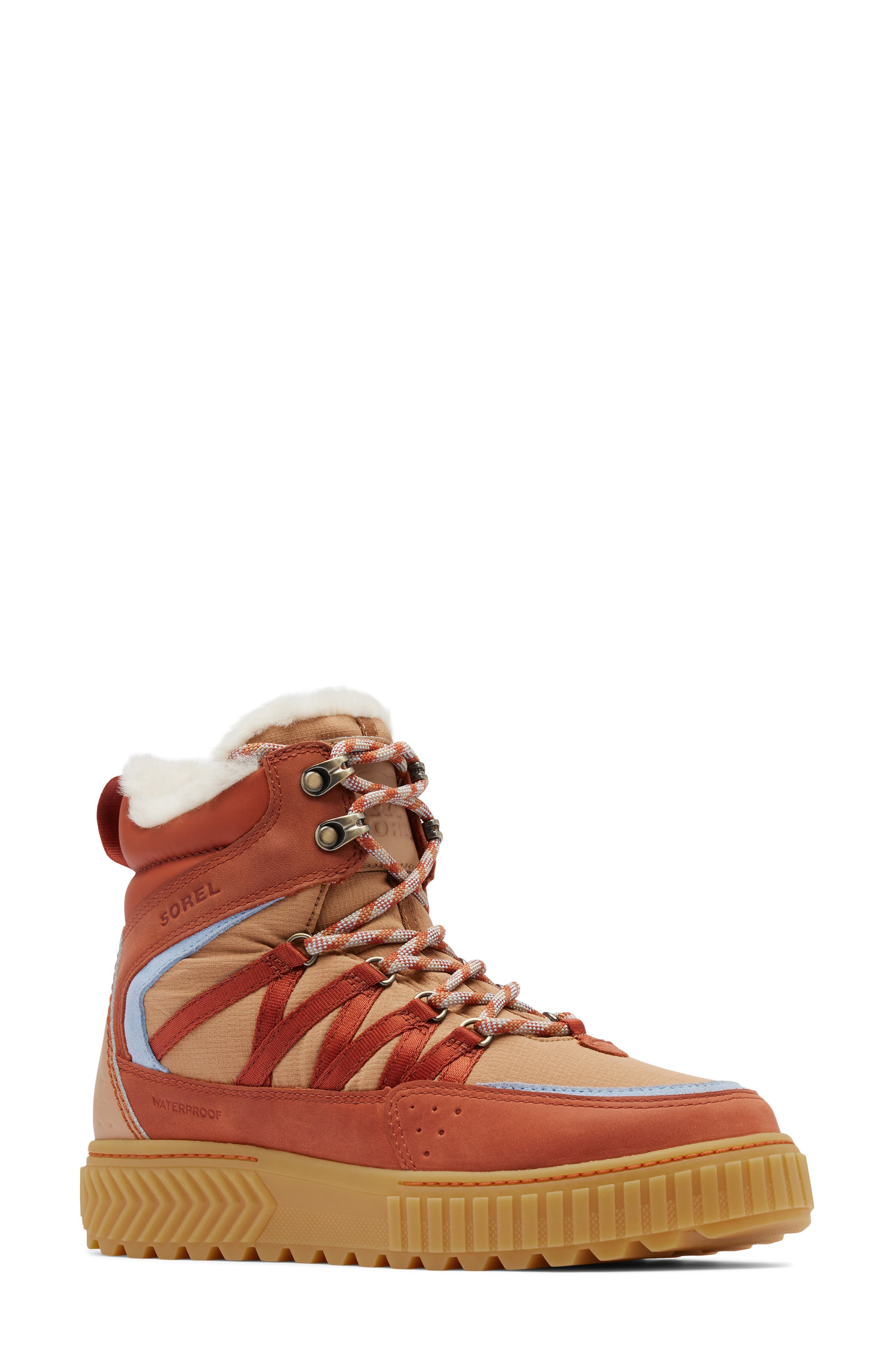 Sorel Ona Ave Trek Waterproof Boot In Orange
