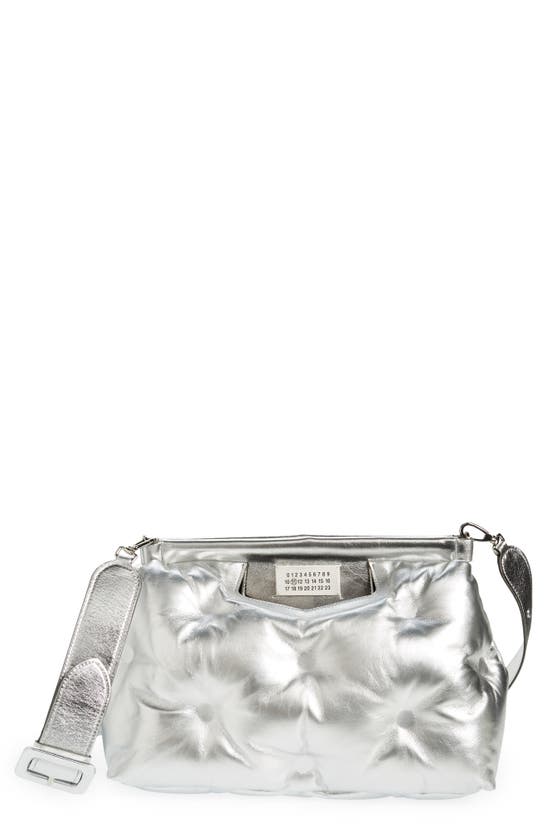 Maison Margiela Glam Slam Classique Small Metallic Shoulder Bag In 