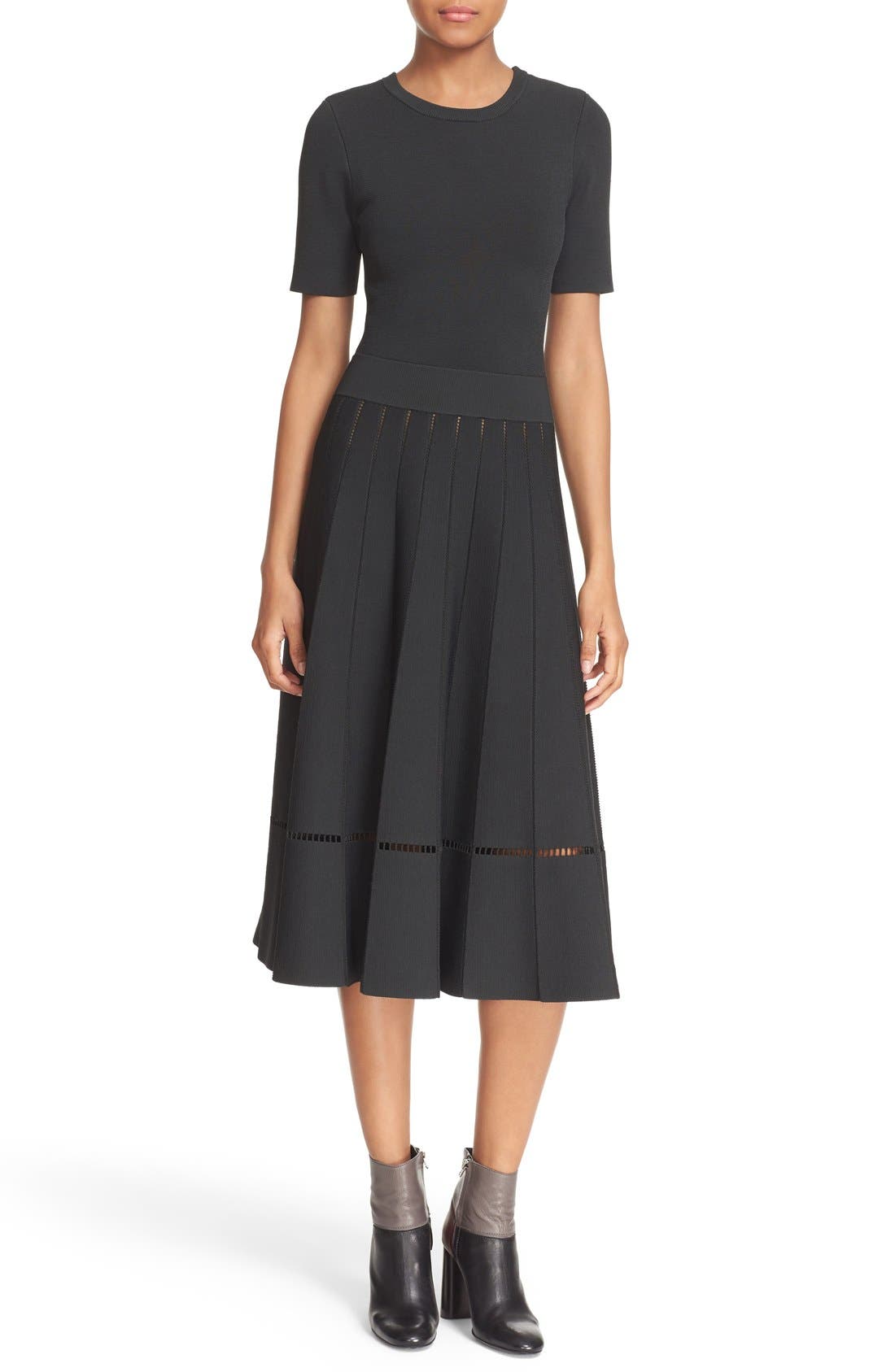 A.L.C. 'Tracy' Pleated Knit Dress Nordstrom