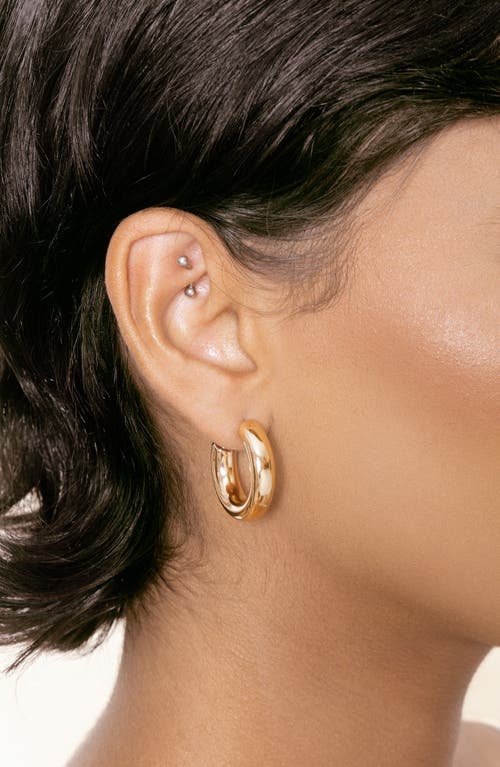 Shop Ettika Set Of 2 Hoop Earrings In Gold