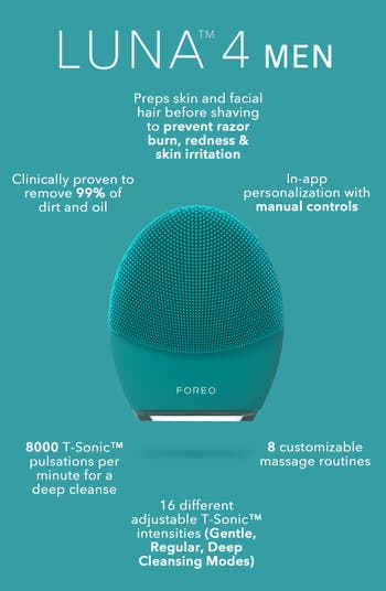 FOREO Luna™ 4 | & Facial Cleansing 2-in-1 Device Firming Smart Nordstrom Men