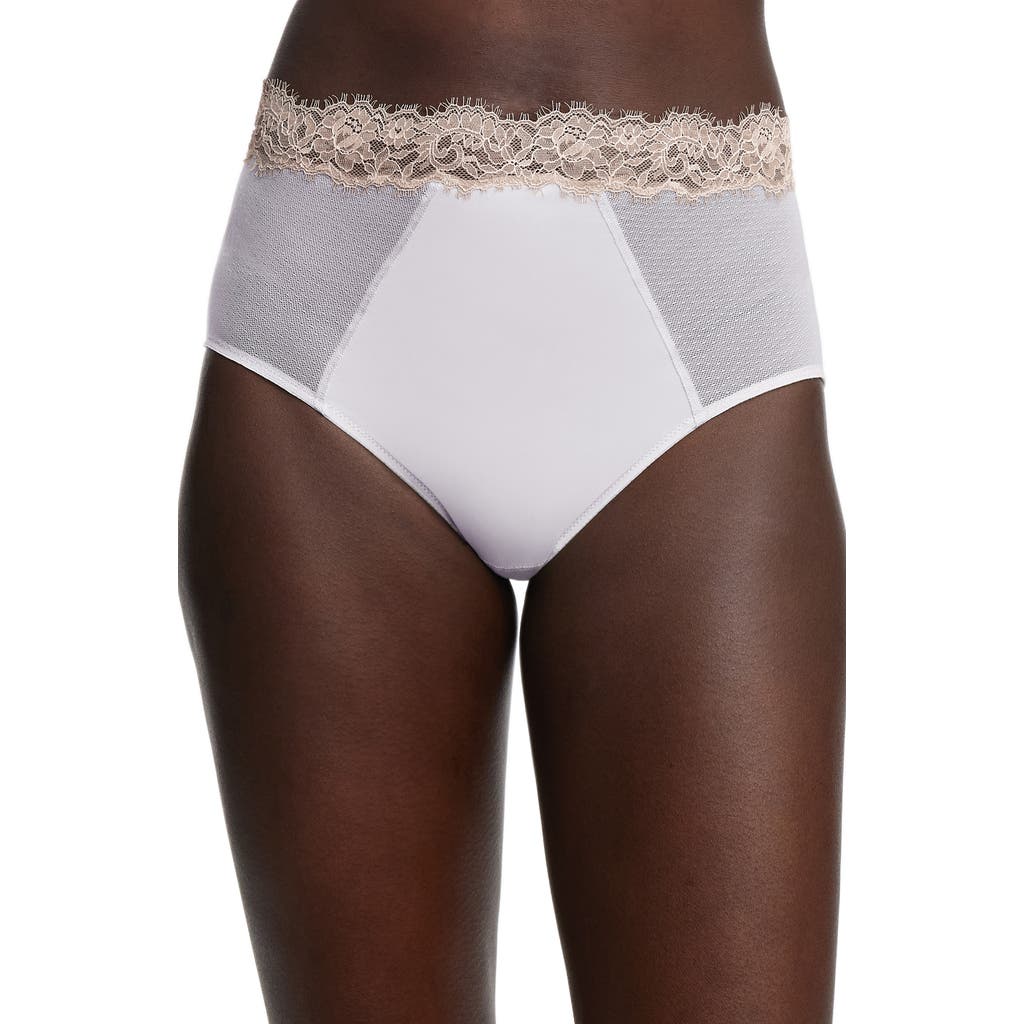 Skarlett Blue Entice High Waist Briefs In White/nylon