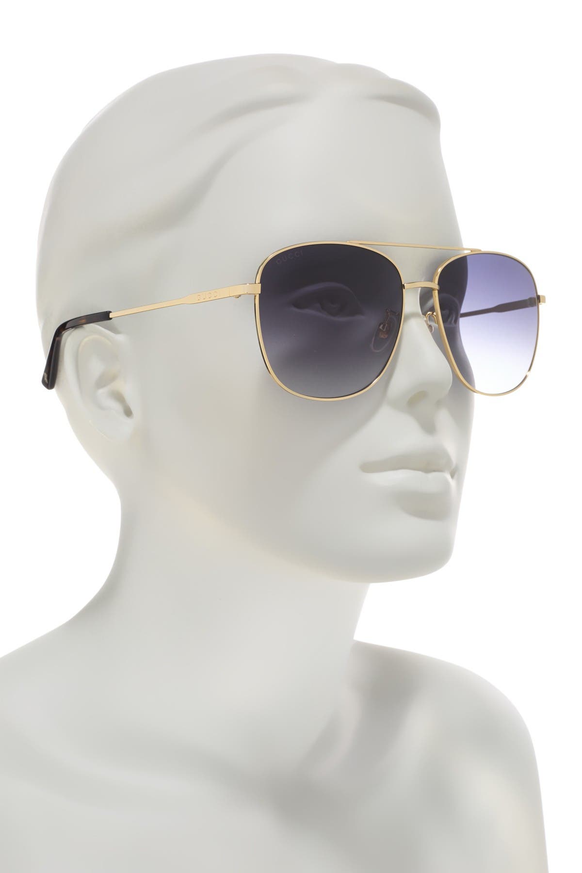gucci 61mm square sunglasses