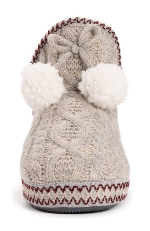 Muk Luks Amira Indoor/outdoor Slipper In Oatmeal Heather