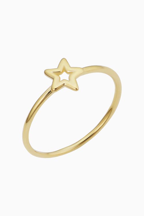 Oradina 14k Yellow Gold Star Of The Show Ring In Yellow Gold
