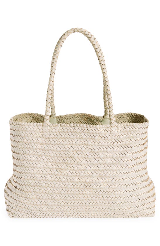 MADEWELL MADEWELL HANDWOVEN LEATHER TOTE