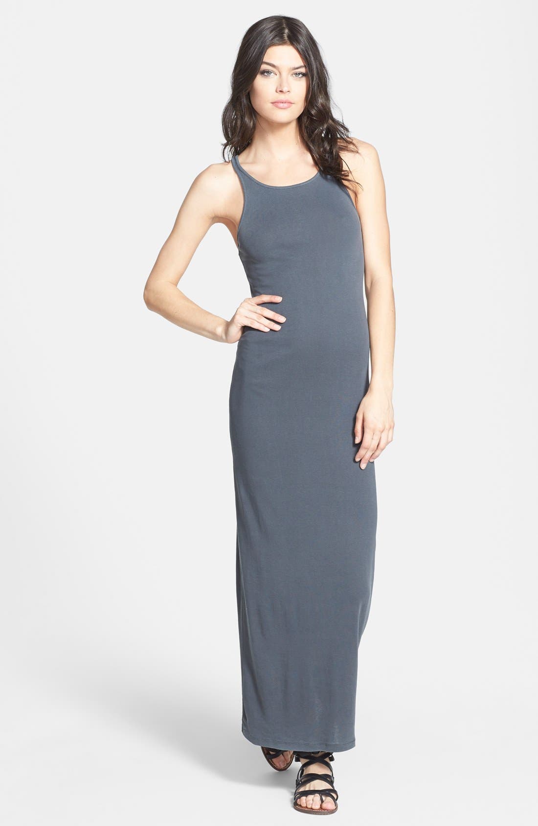 cotton maxi tank dress