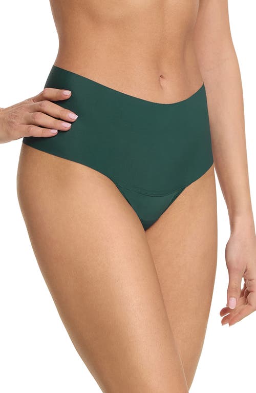 Shop Hanky Panky Breathe High Waist Thong In Great Heights Green