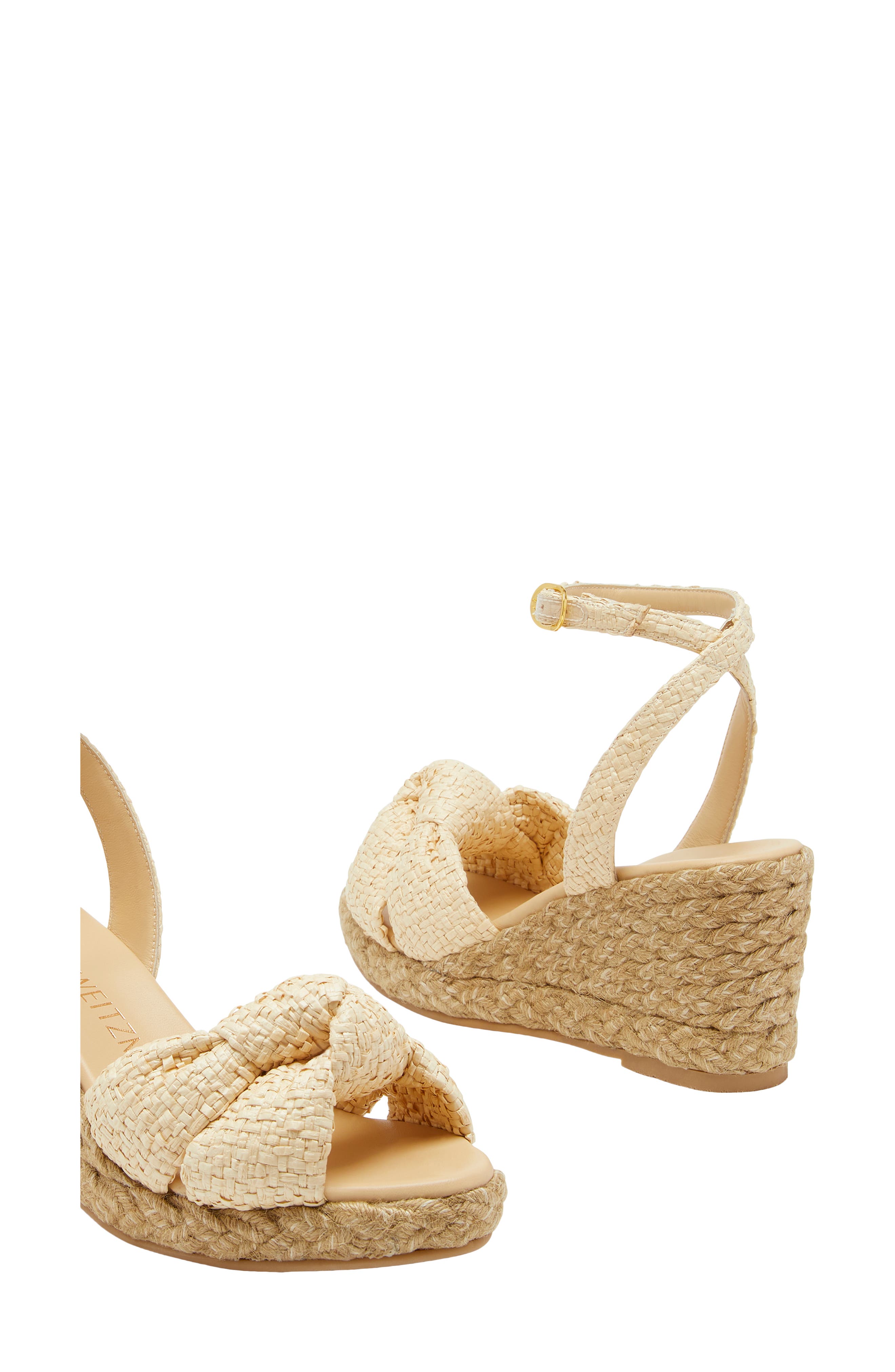 Stuart Weitzman Playa Espadrille Knot Wedge Sandal (Women) Nordstrom