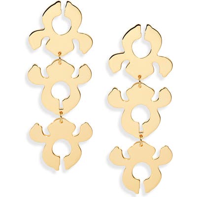 Lele Sadoughi Iris Bouquet Shadow Drop Earrings
