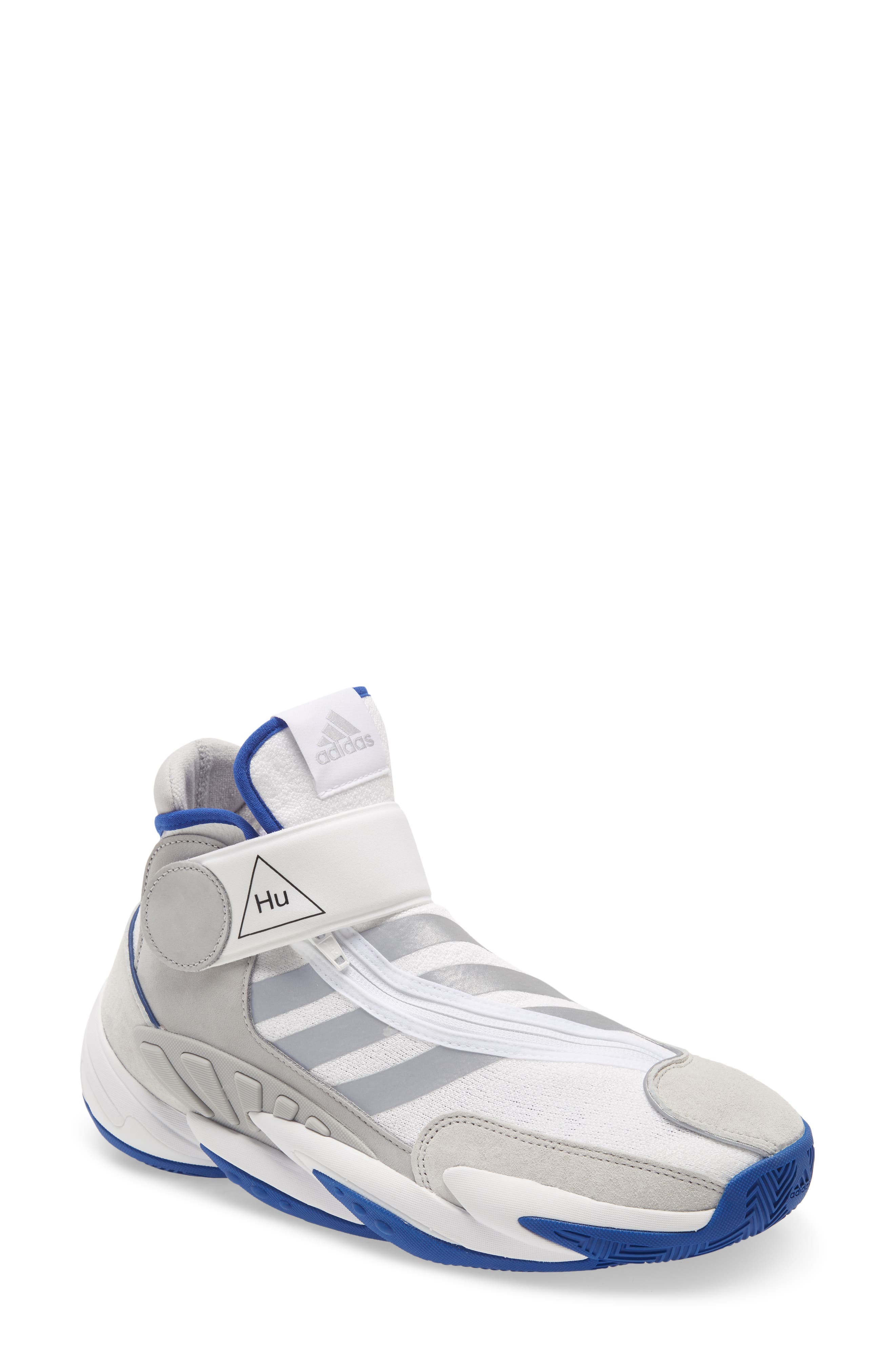 Y-3 Adidas Originals X Pharrell Williams 0 To 60 Bos Basketball Shoe In  White/ Orange | ModeSens