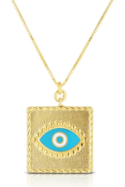 Sphera Milano 18k Yellow Gold Plated Sterling Silver Evil Eye Square Pendant Necklace Nordstrom Rack - Square Necklace Pendant Gold Sphera Milano 18k Yellow Gold Plated Sterling Silver Evil Eye Square Pendant Necklace Nordstrom Rack - Square Necklace Pendant Gold
