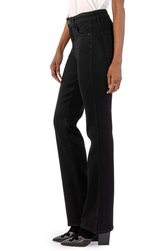 Shop Kut From The Kloth Ana Fab Ab High Waist Flare Jeans In Black