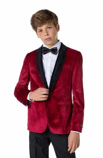 Boys white dinner jacket best sale