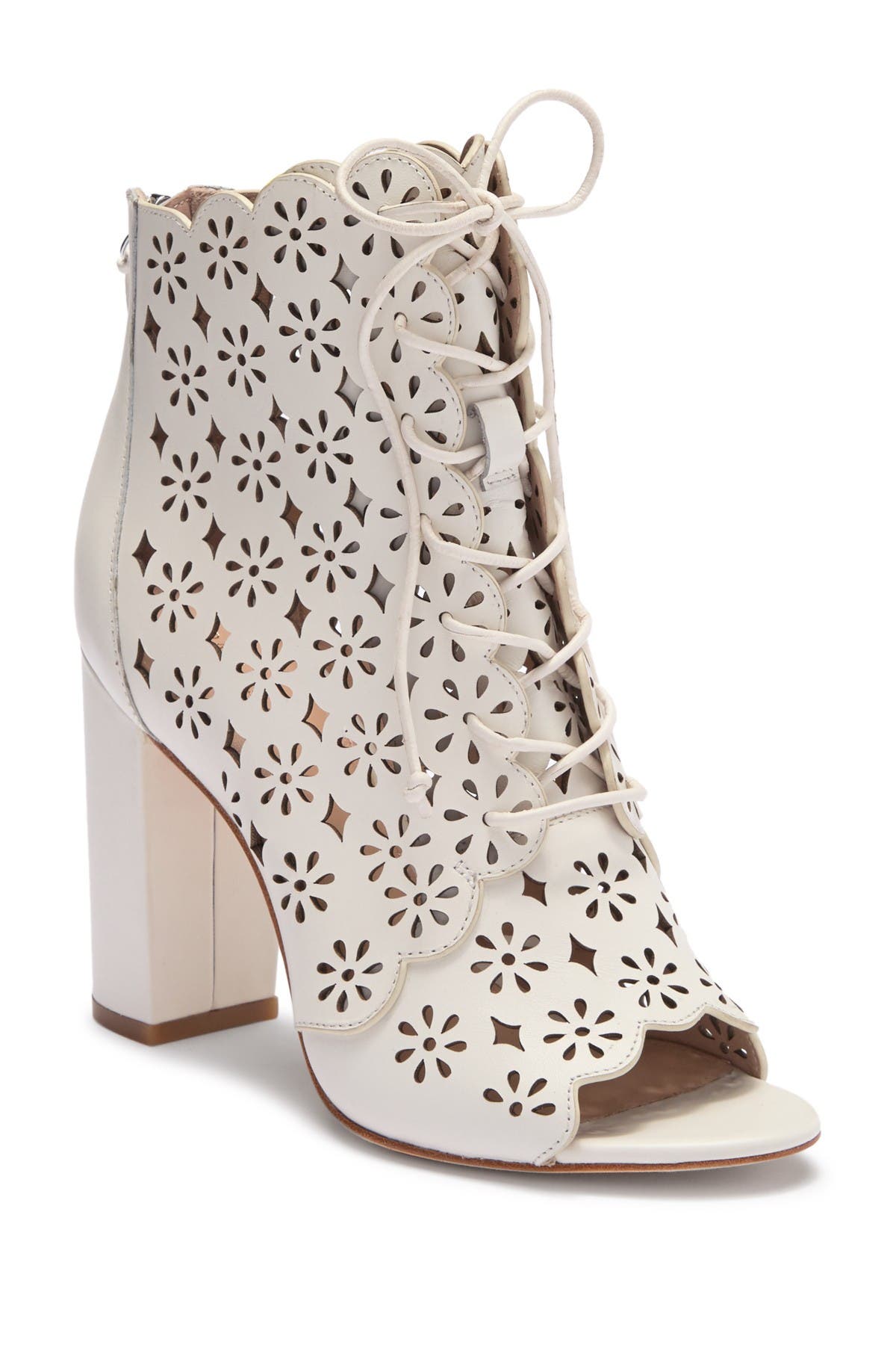 nordstrom rack peep toe booties