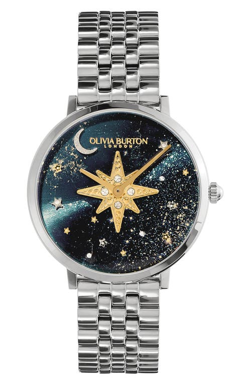 Olivia Burton Celestial Nova Bracelet Watch, 35mm in Blue at Nordstrom