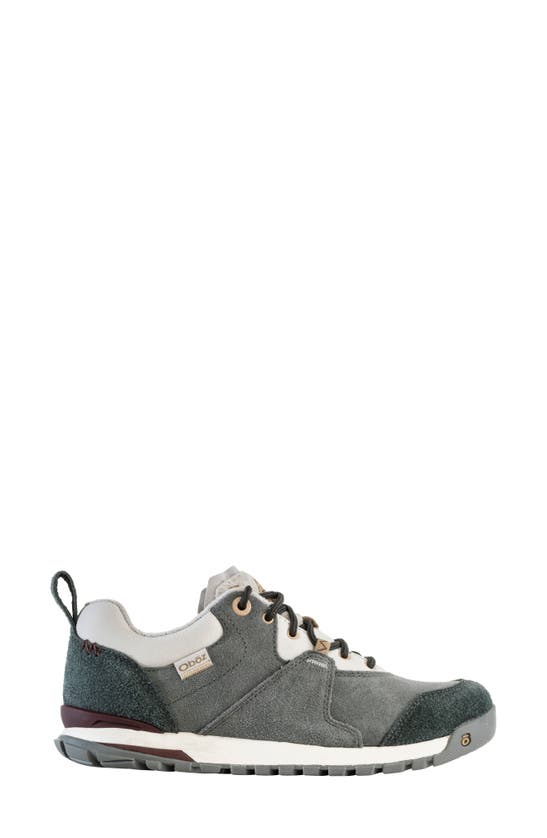 Oboz Emma Low Top Sneaker In Nimbus Gray