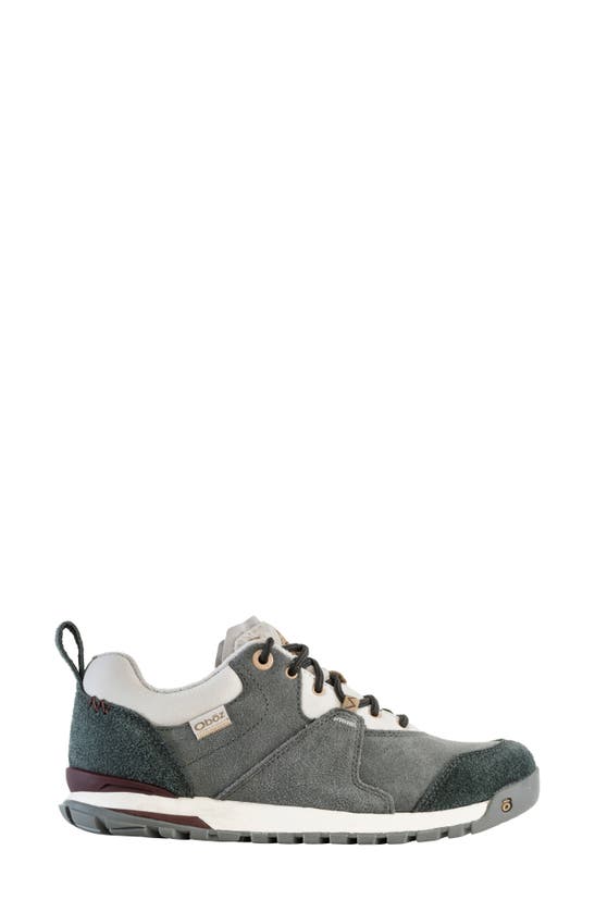 Shop Oboz Emma Low Top Sneaker In Nimbus Gray