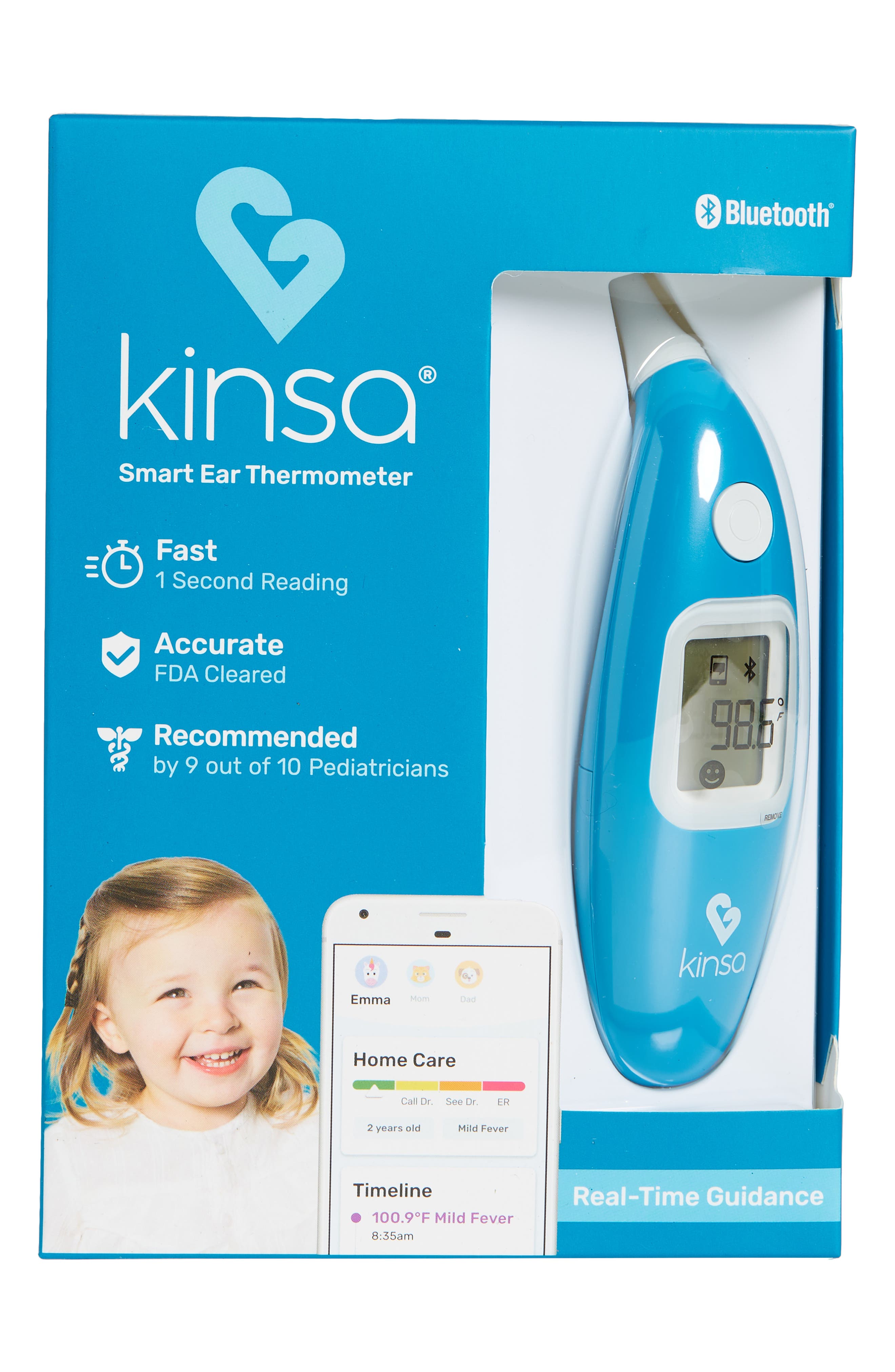 Kinsa KET-005 Infrared patient thermometer, ear