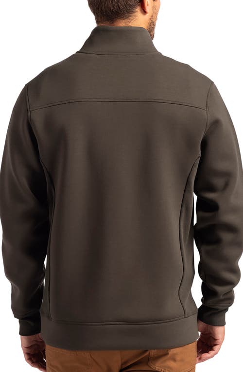 Cutter & Buck Roam Quarter Zip Pullover In Poplar