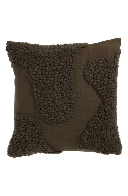 The Conran Shop Sappa Tufted Wool & Cotton Cushion in Green at Nordstrom