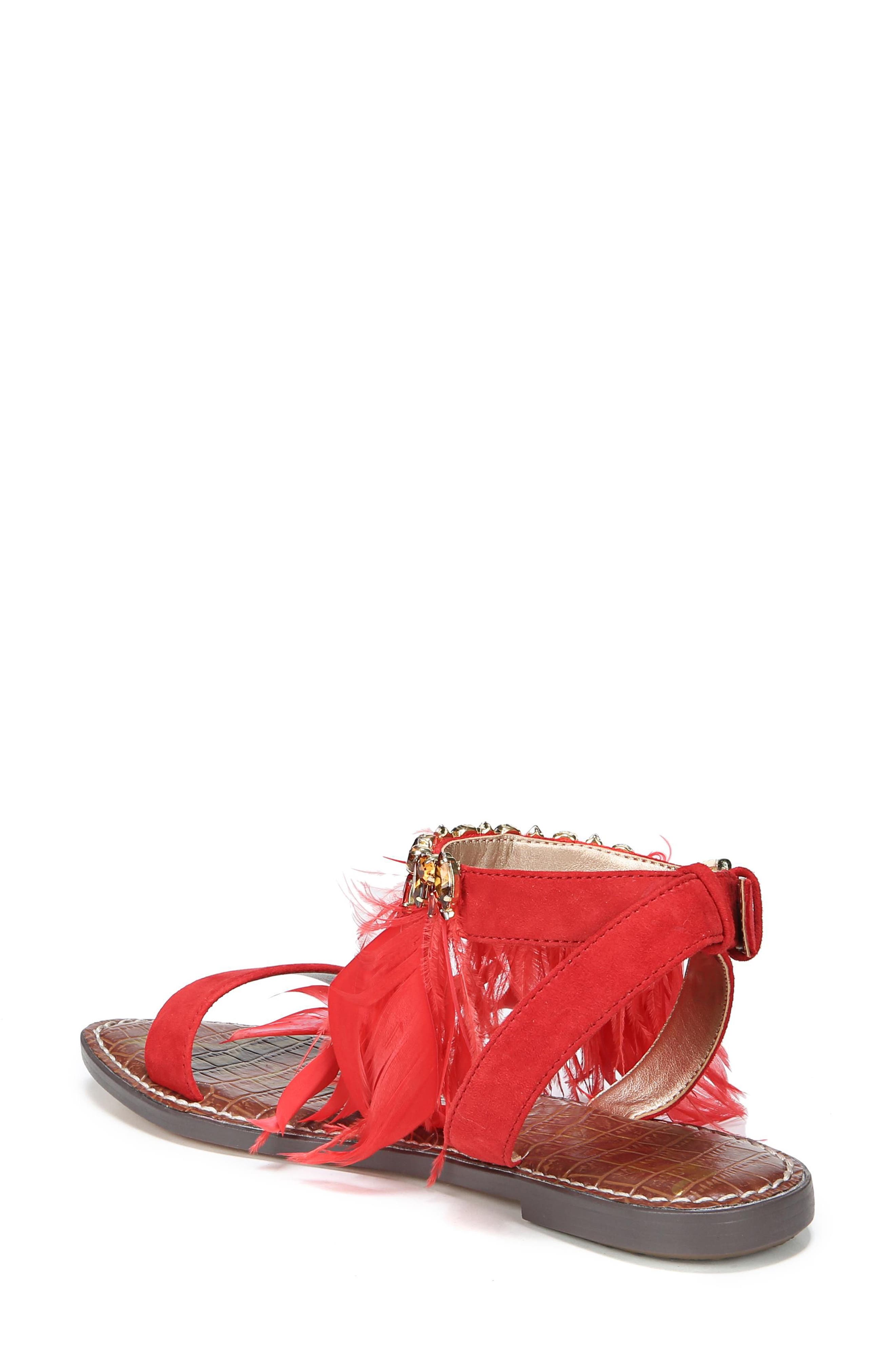 sam edelman feather sandals