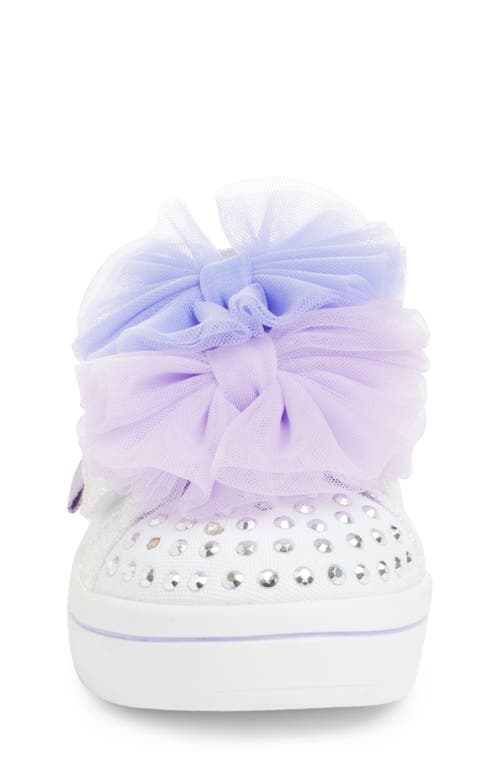 Shop Skechers Twi-lites 2.0 Sneaker In White/lavender