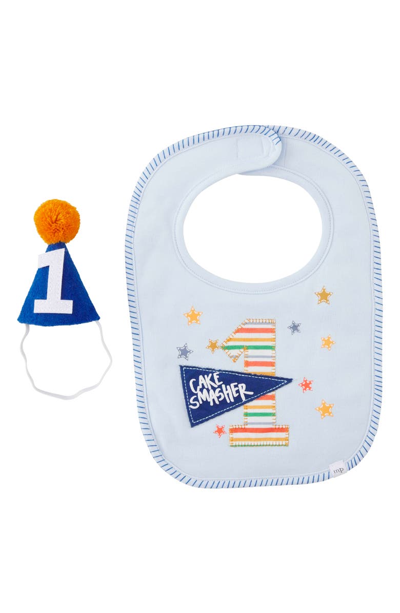 Mud Pie Pennant Cake Smashing Bib Hat Set Nordstrom Mud Pie Pennant Cake Smashing Bib Hat Set Nordstrom