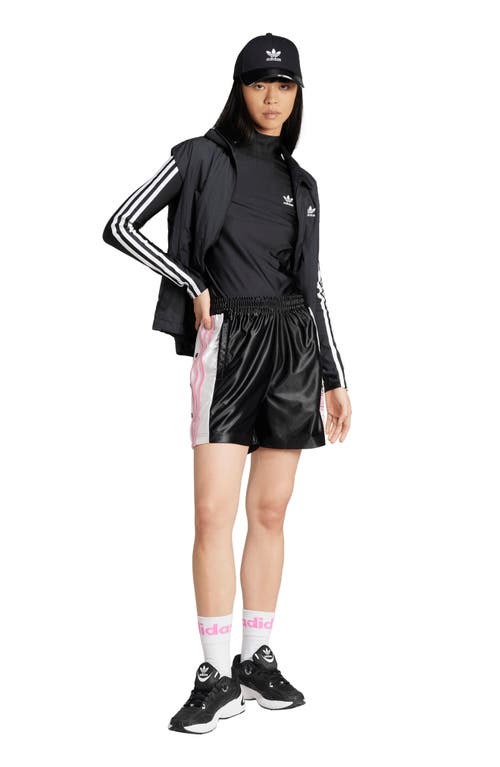 Shop Adidas Originals Adibreak Recycled Polyester Shorts In Black