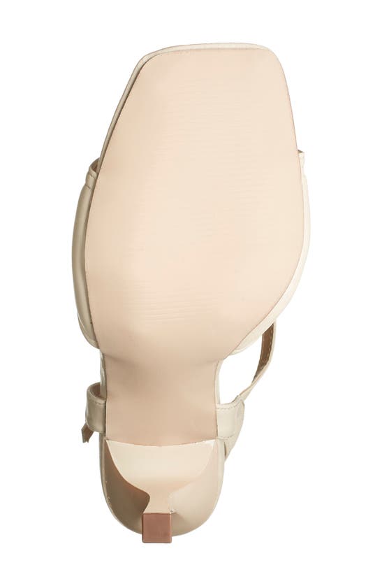 Chase & Chloe Divine Heeled Sandal In Nude Pu
