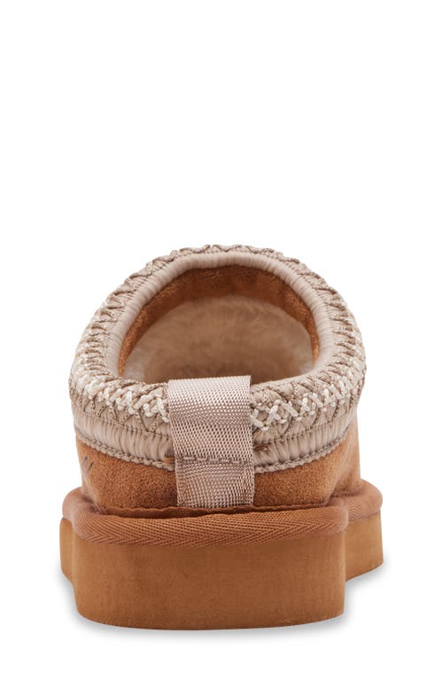 Steve Madden Kids' Jordye Faux Fur Clog Slipper In Cognac Multi