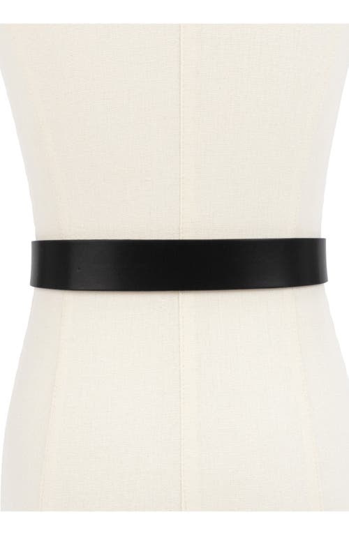 KURT GEIGER KURT GEIGER LONDON JEWEL BUCKLE LEATHER BELT 