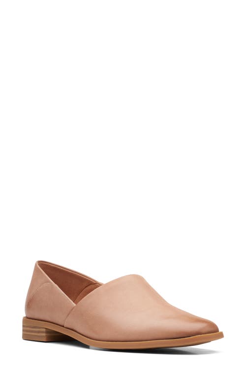 Clarks(r) Pure Belle Slip-On Shoe in Praline Leather