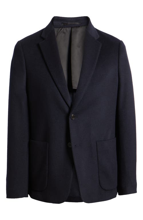 Shop Theory Clinton Wool & Cashmere Blazer In Dark Baltic