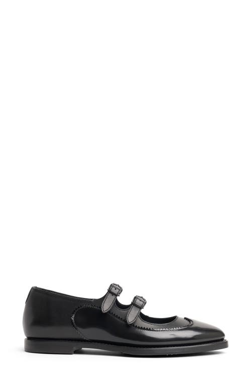 The Office Of Angela Scott Miss Margo Mary Jane Ballerina Flats In Black