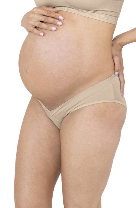 4 - Mama Cotton Over the Bump Maternity Underwear High Waist Full Coverage  Large