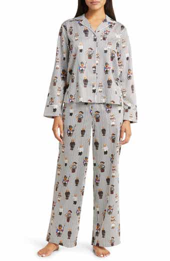 Sweatshirt Knit Pajama Set