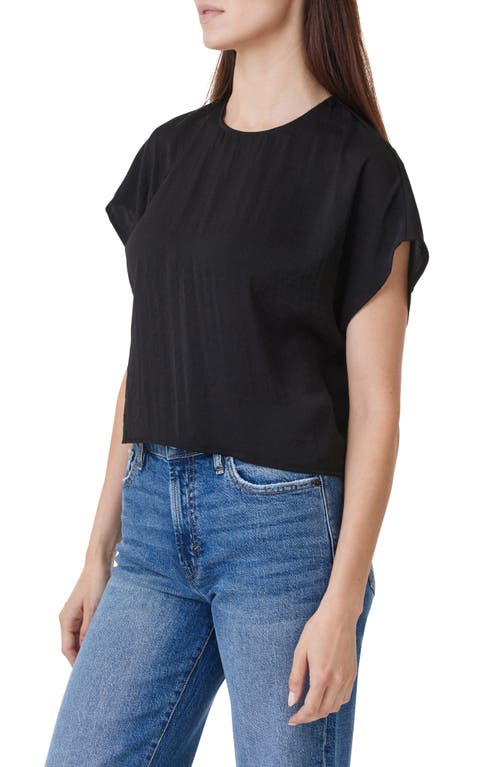 Shop Habitual Doma Dolman Sleeve Crepe Top In Black