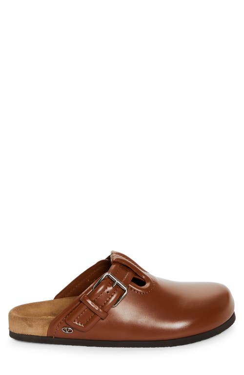 Shop Valentino Garavani Sabot Mule In Tobacco/sigaro