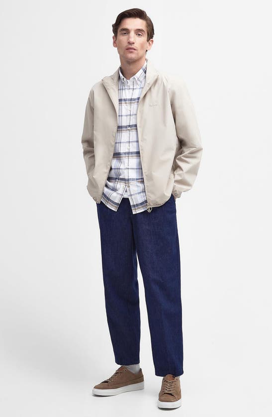 Barbour Men's Korbel Zip-front Waterproof Jacket In Mist