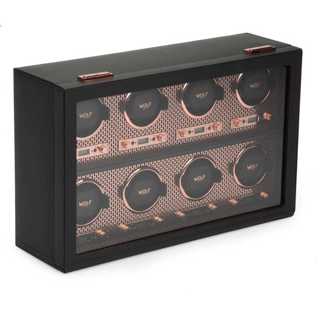 Wolf Axis 8-watch Winder & Case In Copper
