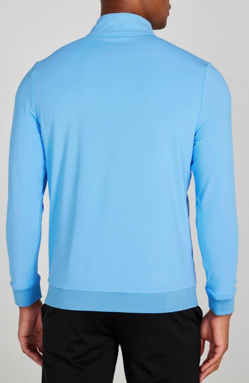 Shop Redvanly Wilder Performance Golf Jacket In Bleu