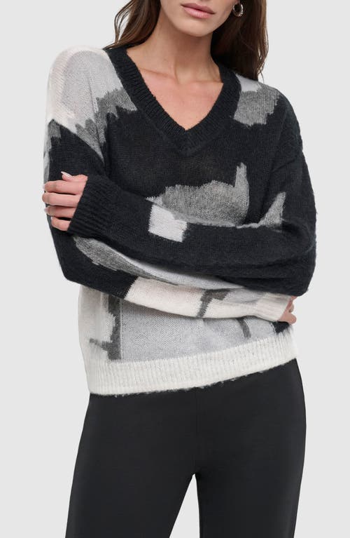 DKNY Multicolor Sweater in Ice Chip 