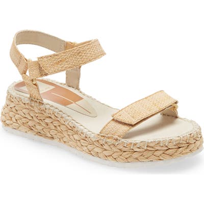 Dolce Vita Myra Espadrille Wedge Sandal, Beige