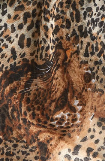 Tasha Leopard Print Scarf