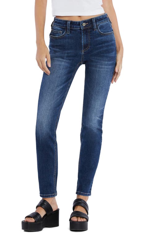 Mid Rise Skinny Jeans in Sienna Blue