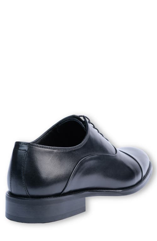 Vellapais Gambo Cap Toe Oxford Shoes In Black