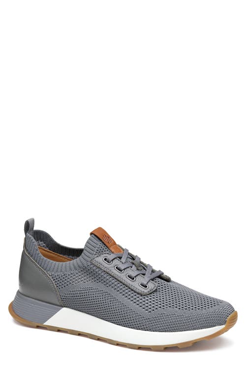 Johnston & Murphy Men's Kinnon Knit Jogger Shoes In Gray Knit