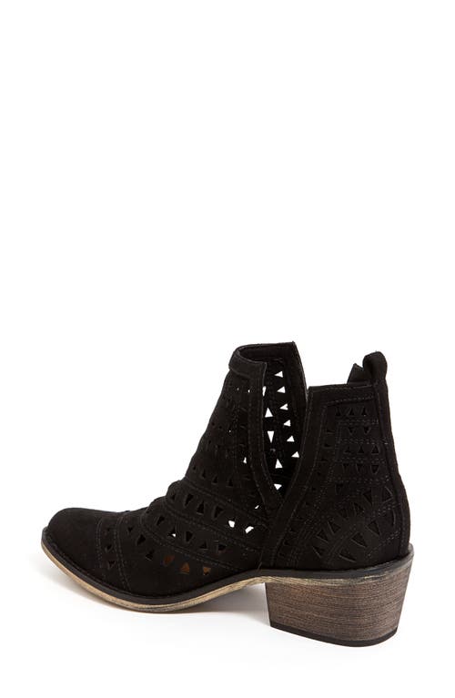 Ninety Union Chicago Perforated Ankle Boot In Black