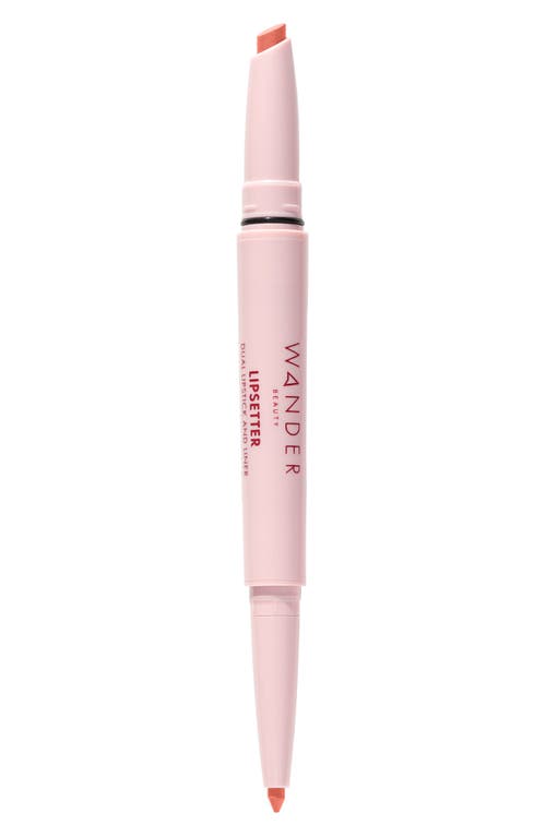 Wander Beauty Lipsetter Dual Lipstick & Liner In White